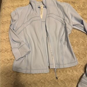 Lululemon Athletica Soft Blue define cropped Jacket